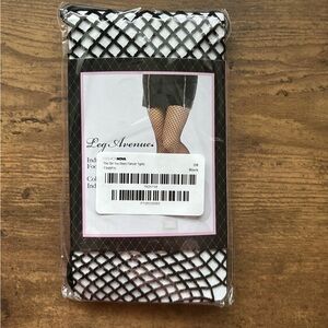 Leg Avenue Black Fishnet Tights